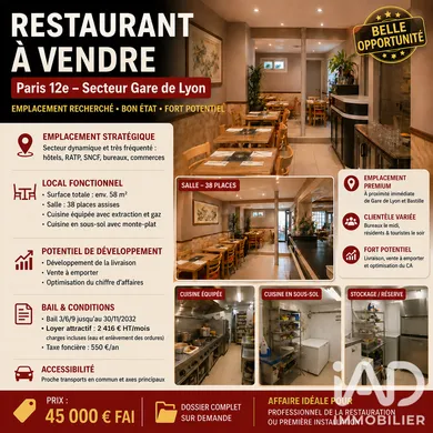 Restaurant in Paris (75012)