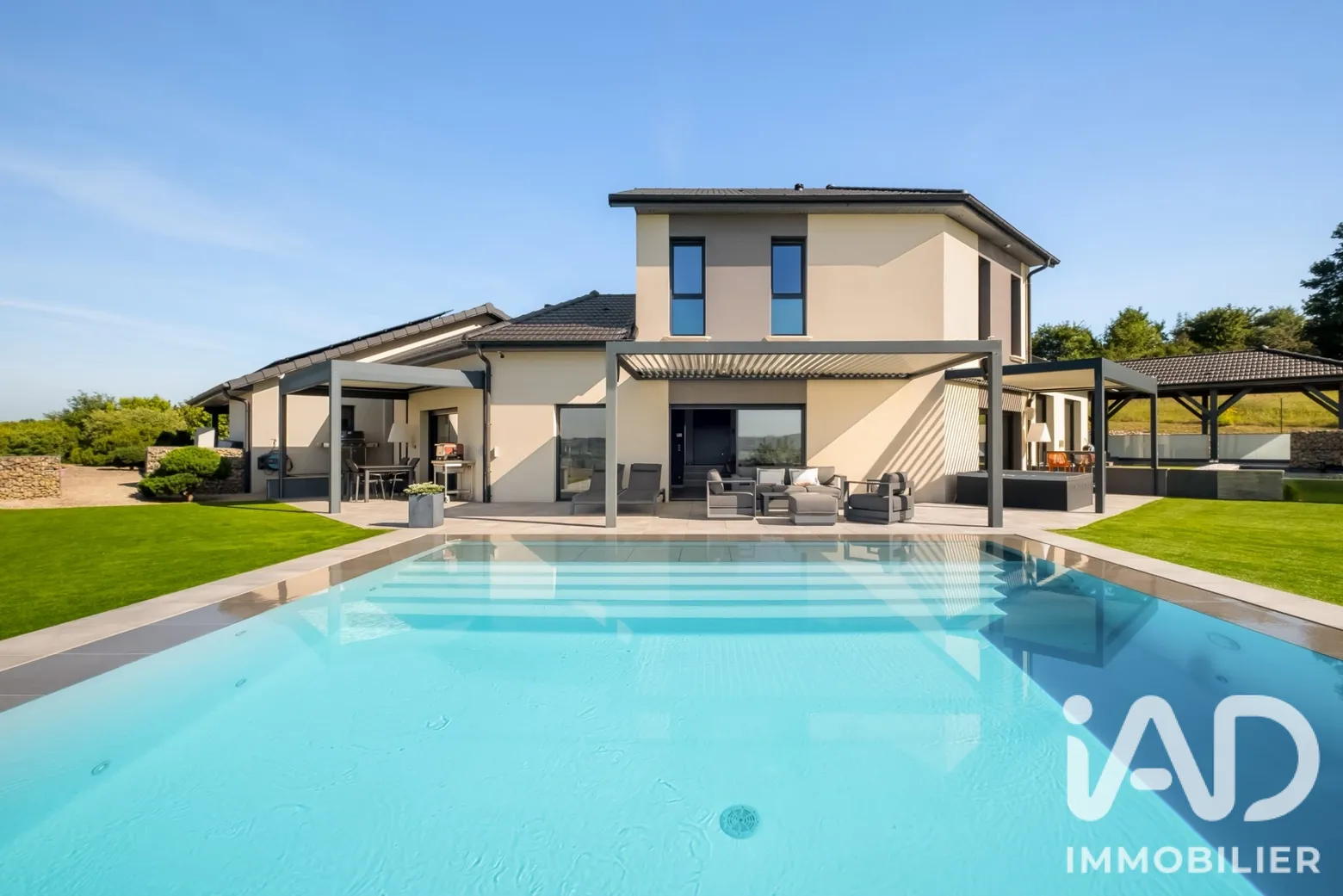 Vente maison à Saint-Just-Chaleyssin (38540) : maison d'architecte 6 pièces 196 m² - 2025054 — 2