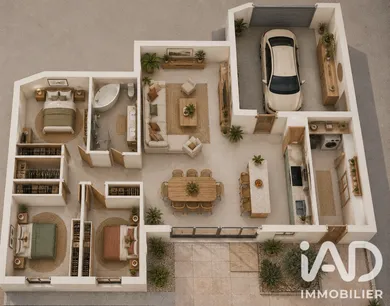 Pavillon à Wallers (59135)
