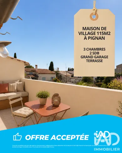 Village house in Pignan (34570)