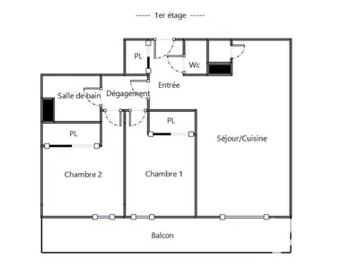Appartement à Honfleur (14600)