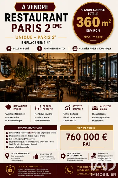 Restaurant in Paris (75002)