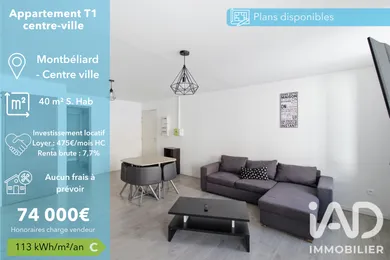 Apartment in Montbéliard (25200)