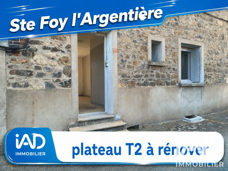 Appartement 2 pièces 38 m² · à Sainte-Foy-l'Argentière · 38 m² · 54 000 €