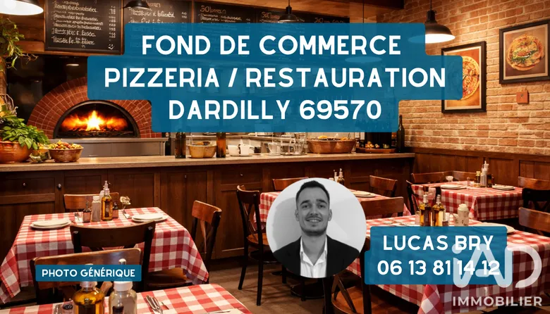 Restaurant à Dardilly (69570) · 60 m² · 119 800 €
