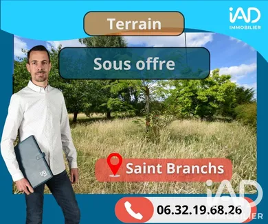 Terrain à bâtir à Saint-Branchs (37320)