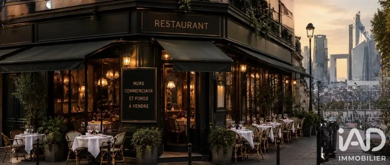 Murs commerciaux à Courbevoie (92400) · 203 m² · 1 430 400 €