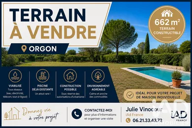 Building plot in Orgon (13660)