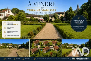 Terrain à bâtir à Val-de-Virieu (38730)