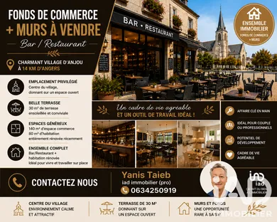 Restaurant à Briollay (49125)