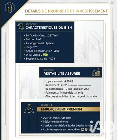 Appartement à Toulouse (31200)