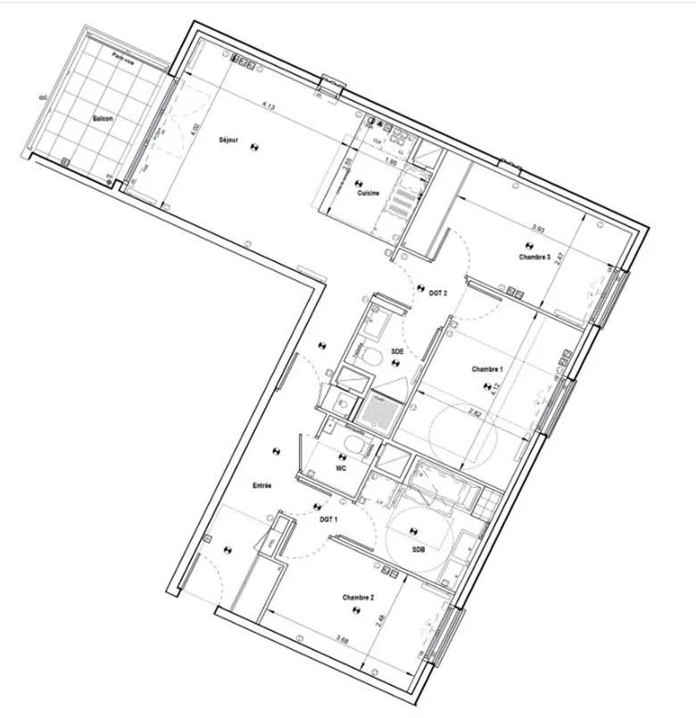 Appartement 4 pièces 84 m² · à Suresnes · 84 m² · 599 000 €