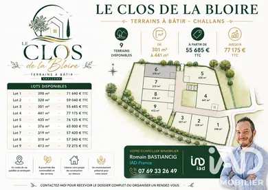 Terrain à Challans (85300)