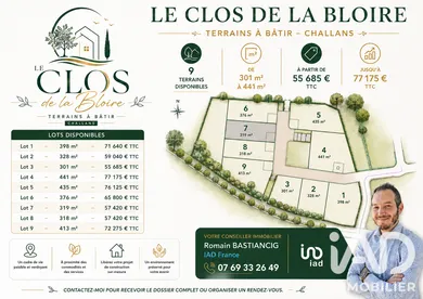 Terrain à Challans (85300)