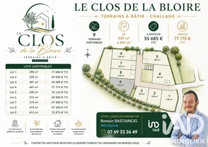 Terrain à bâtir à Challans (85300)