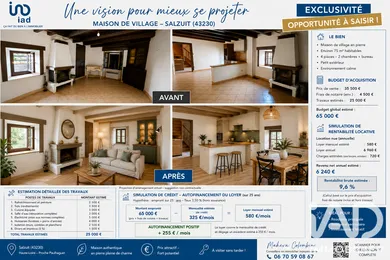 Maison de village à Salzuit (43230)