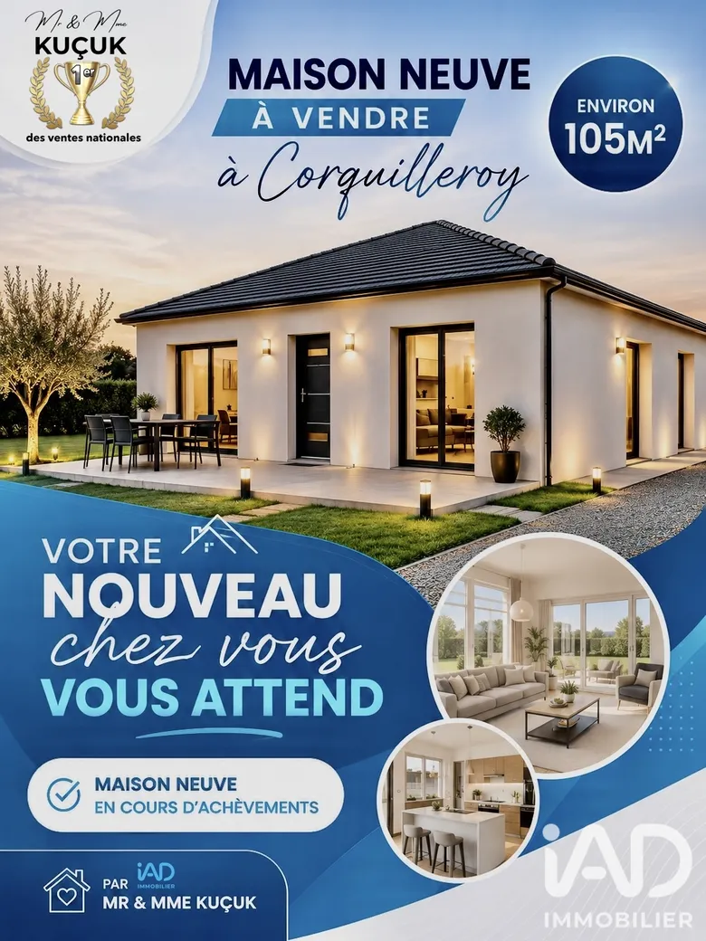 Maison 5 pièces 105 m² · à Corquilleroy · 105 m² · 199 999 €