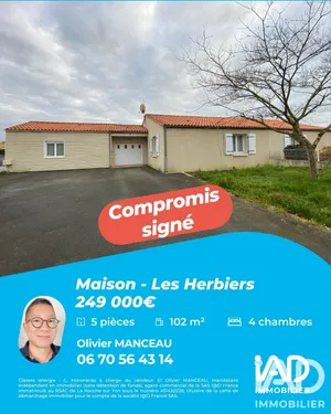 Maison à Les Herbiers (85500)