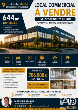 Commercial walls in Toulouse (31000)
