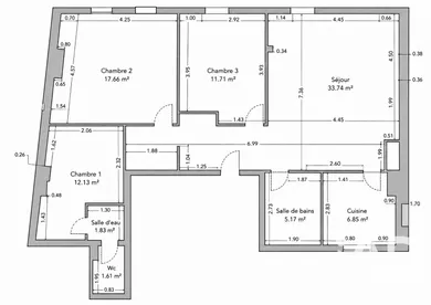 Appartement à Hyères (83400)