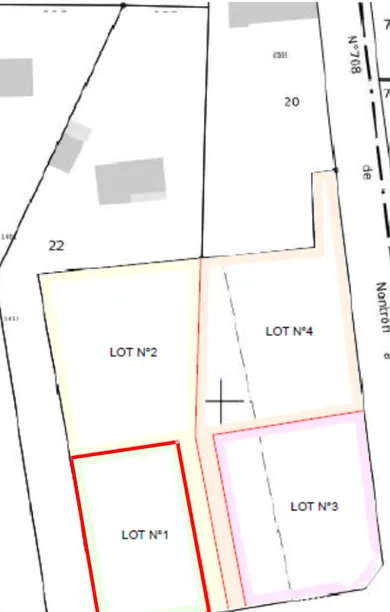Building plot in Saint Remy sur Lidoire (24700)