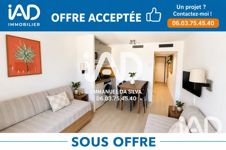 Appartement 2 pièces 27 m² · à Cannes · 27 m² · 109 000 €