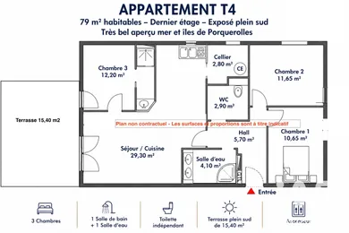 Apartment in Le Lavandou (83980)