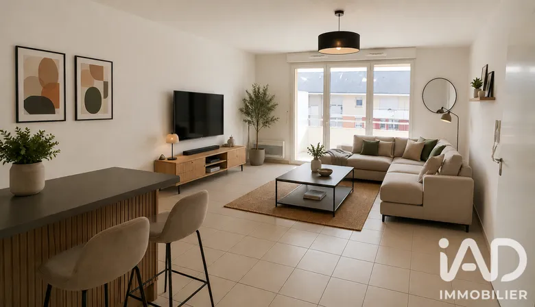 Appartement 2 pièces 44 m² · à Amfreville-la-Mi-Voie · 43,6 m² · 105 000 €