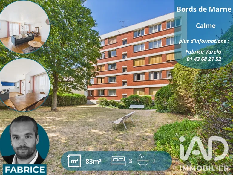 Appartement 5 pièces 83 m² · à Maisons-Alfort · 82,9 m² · 329 000 €