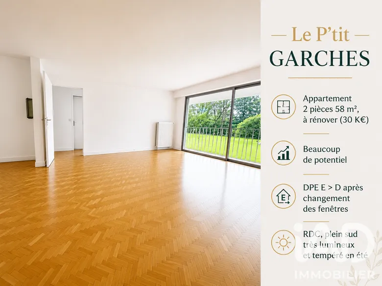 Appartement 2 pièces 58 m² · à Garches · 58 m² · 255 000 €