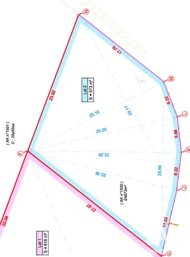 Building plot in Ambarès-et-Lagrave (33440)