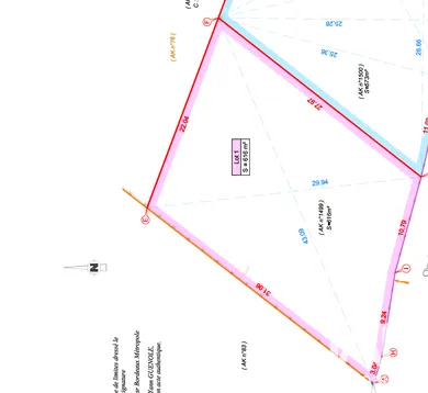 Building plot in Ambarès-et-Lagrave (33440)