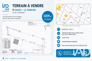 Terrain à bâtir à Le Tampon (97430)