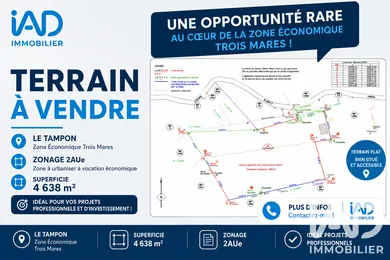 Terrain à bâtir à Le Tampon (97430)