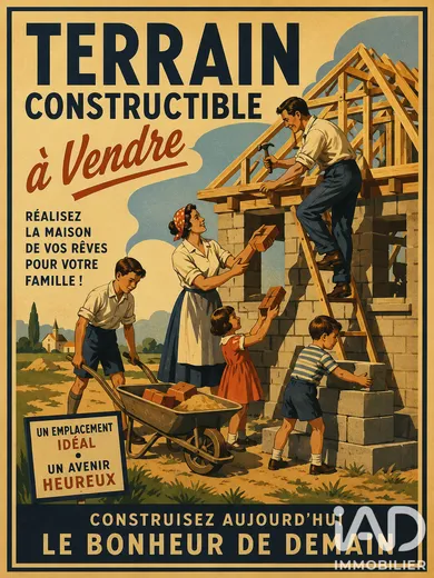 Terrain à bâtir à Poses (27740)