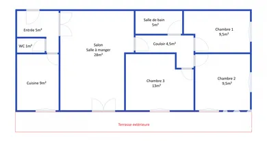 Appartement à Groslay (95410)