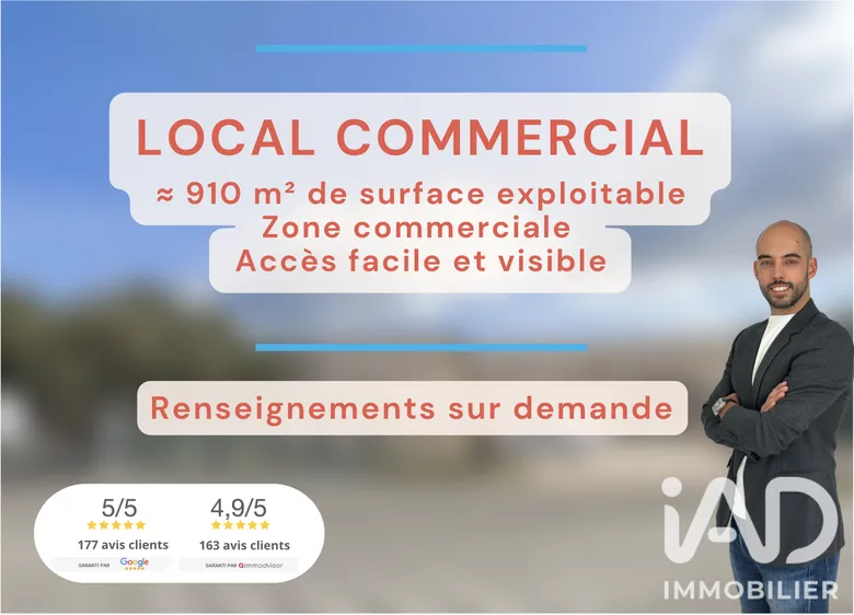 Murs commerciaux à Solliès-Pont (83210) · 910 m² · 1 272 000 €