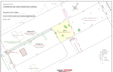 Terrain à bâtir à Saint-Denis-de-l'Hôtel (45550)