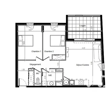 Appartement à Frontignan (34110)