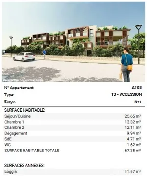 Appartement à Frontignan (34110)