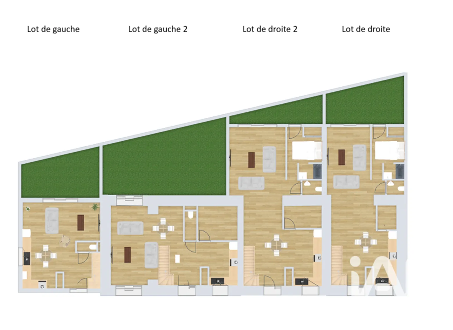 Vente immeuble 353 m² à Lécousse (35133) - 2073520 — 2