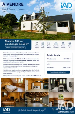 Traditional house in Crozon (29160)
