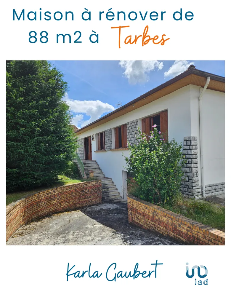 Maison 5 pièces 88 m² · à Tarbes · 88,2 m² · 144 000 €