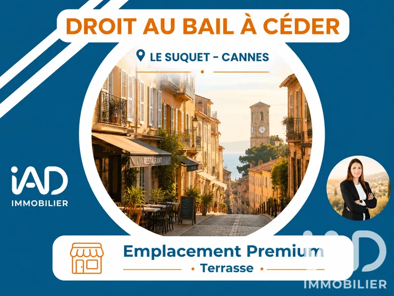 Droit au bail à Cannes (06400) · 35 m² · 70 000 €