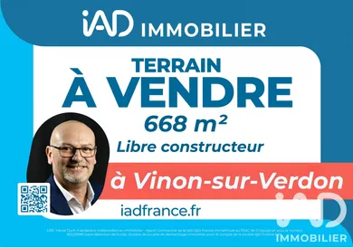 Terrain à bâtir à Vinon-sur-Verdon (83560)