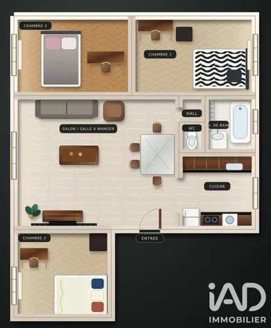 Appartement à Vénissieux (69200)