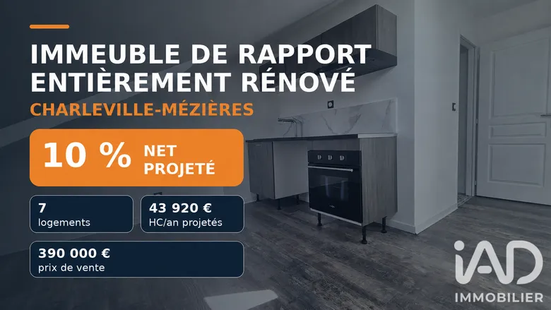 Immeuble 2 pièces 290 m² · à Charleville-Mézières · 290 m² · 390 000 €