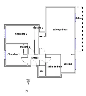 Appartement à Rueil-Malmaison (92500)