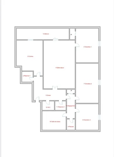 Apartment in Colombes (92700)