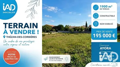 Terrain à bâtir à Saint-André-de-Roquelongue (11200)